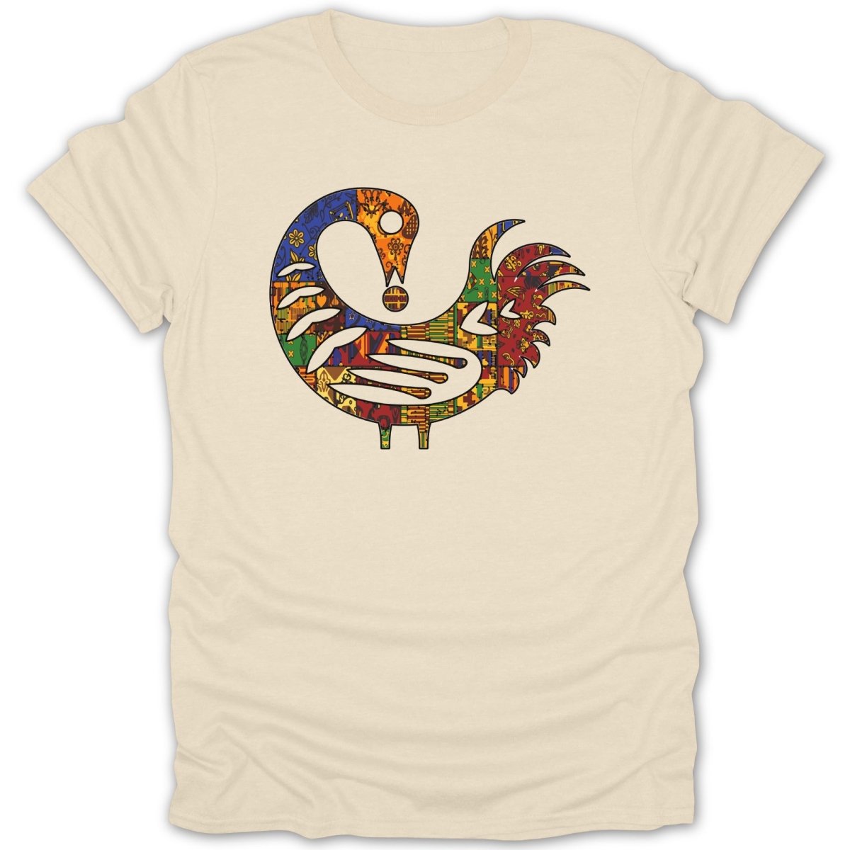 Sankofa Adinkra Tribal Pattern Tee - Zion Threadz