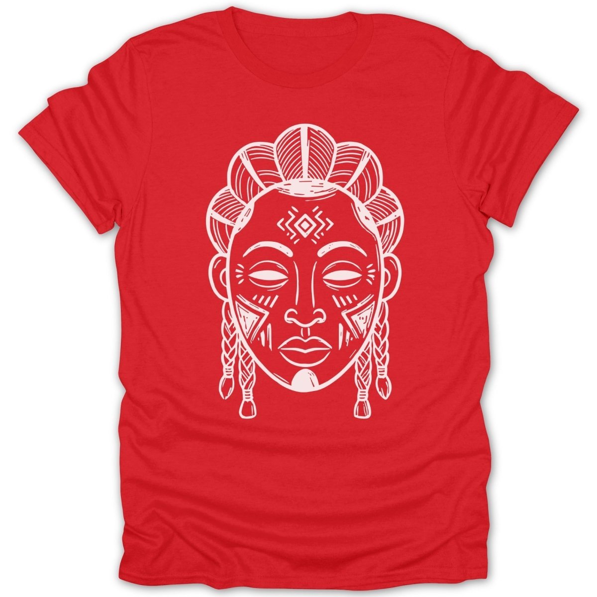 Tribal Woman Head Design Tee - Zion Threadz