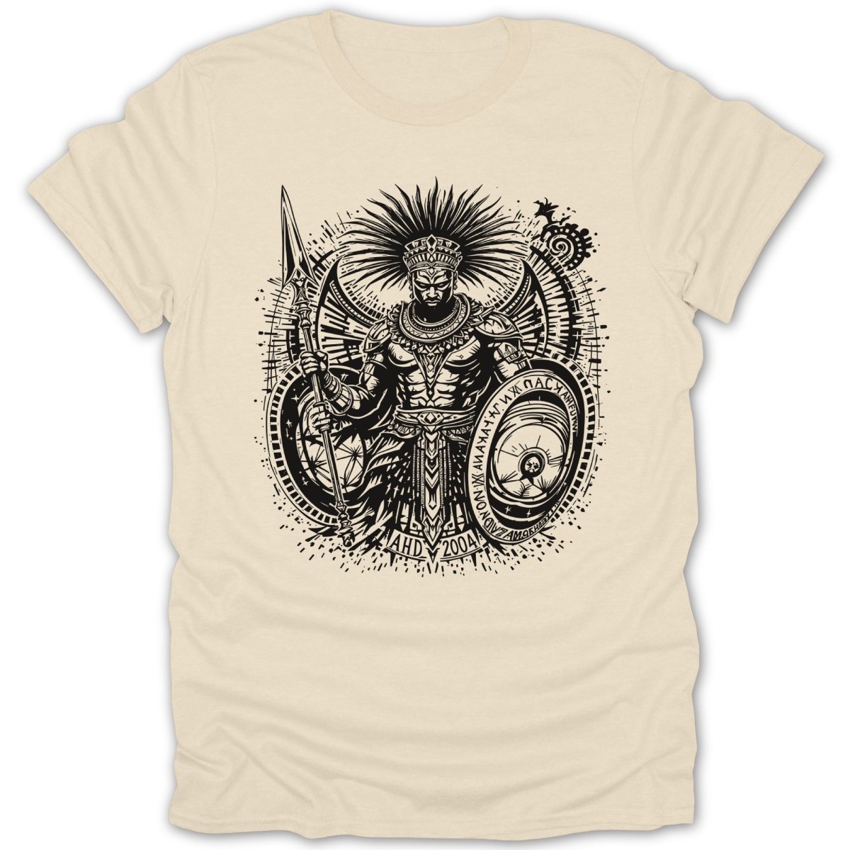 African Warrior Design Tee - Zion Threadz