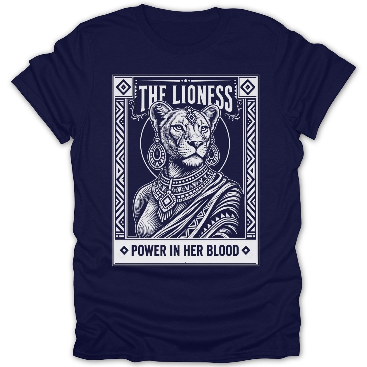 The Lioness: Power In Her Blood Tee - Zion Threadz