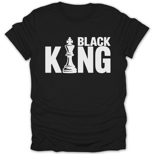 Black King Chess Tee - Zion Threadz