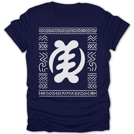 Gye Nyame Adinkra Pattern Tee - Zion Threadz