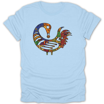 Sankofa Adinkra Tribal Pattern Tee - Zion Threadz