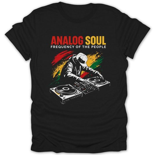 Analog Soul Frequency DJ Tee - Zion Threadz