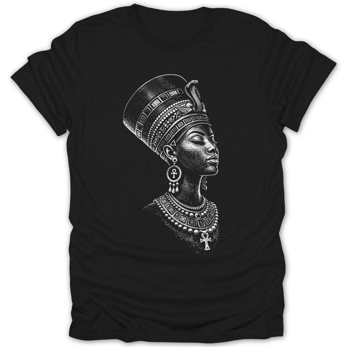 Nefertiti Empress Engraving Tee - Zion Threadz