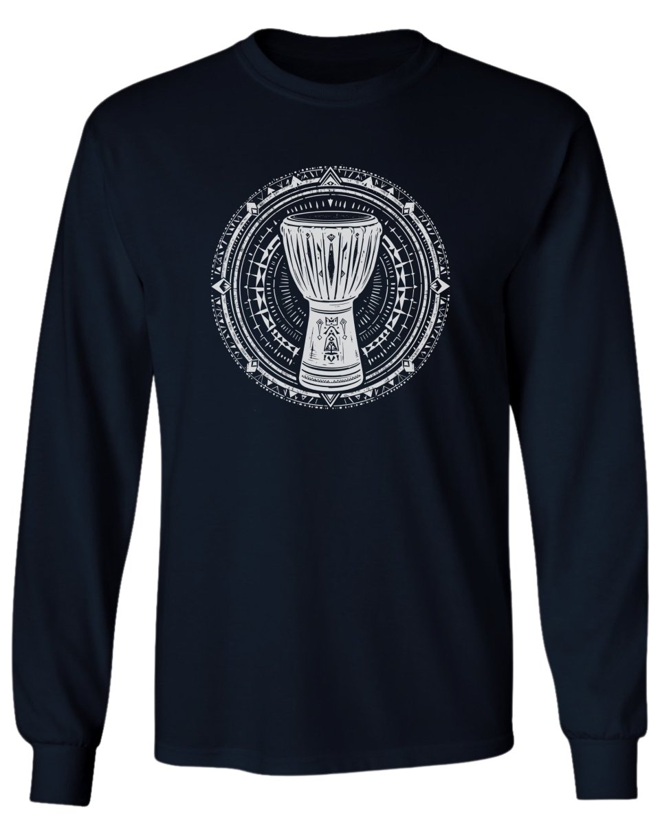 Djembe Drum Art Long Sleeve - Zion Threadz