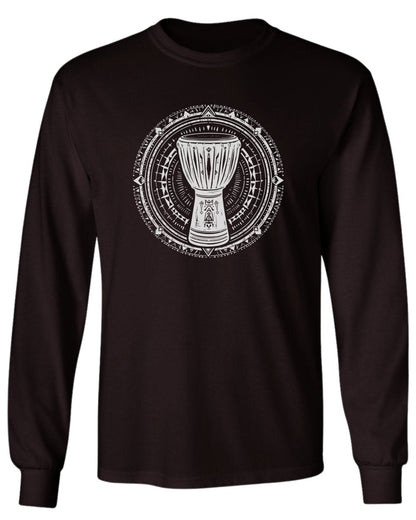 Djembe Drum Art Long Sleeve - Zion Threadz