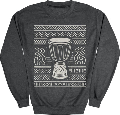 Tribal Drum Pattern Sweatshirt - Zion Threadz