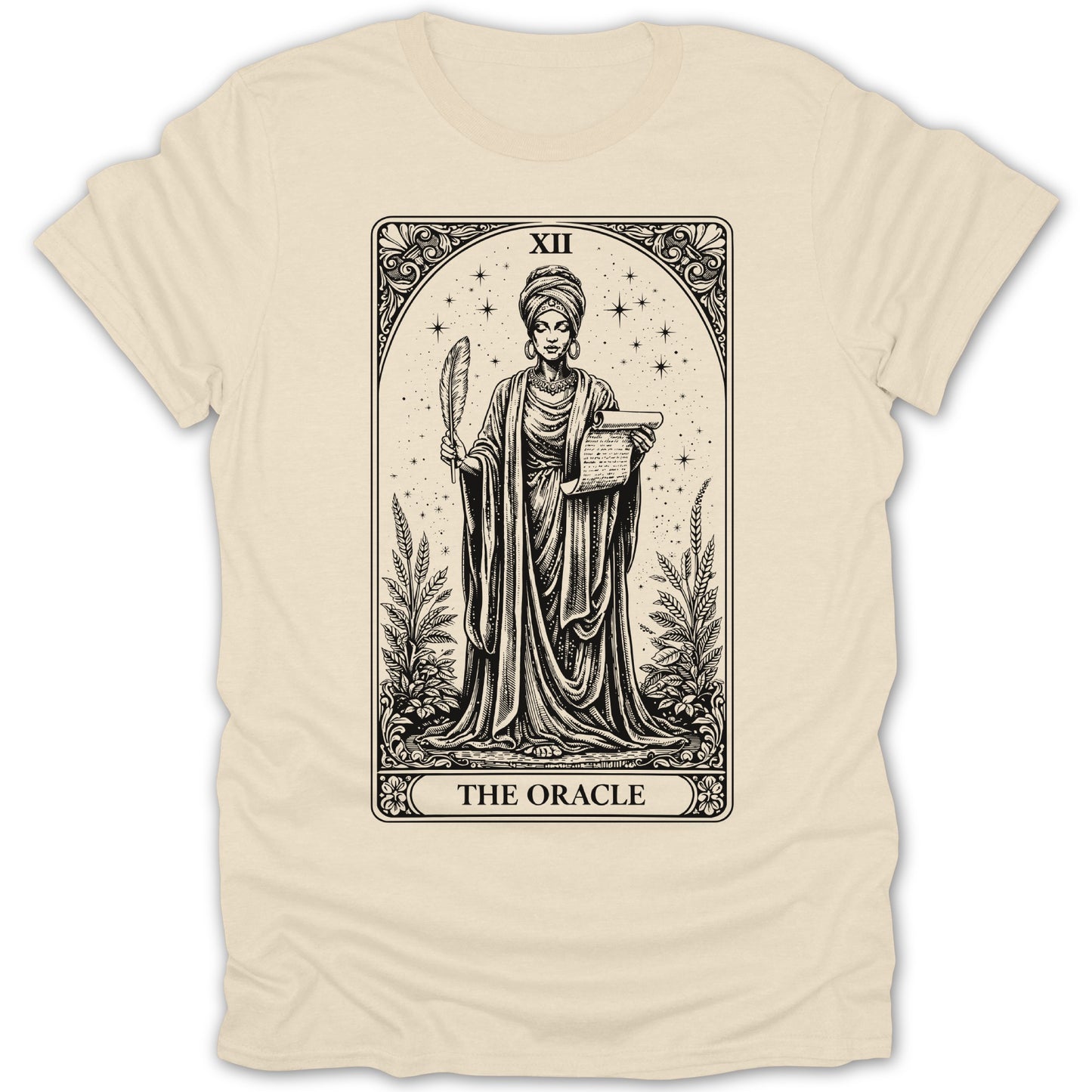 The Oracle Tarot Card Design Graphic T-shirt