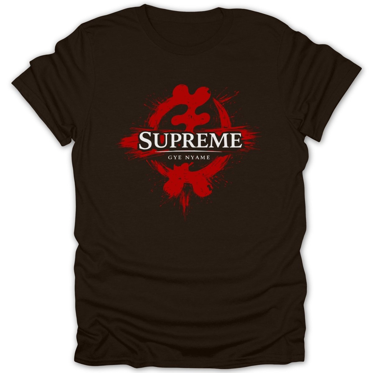 Gye Nyame Supreme Brush Tee - Zion Threadz