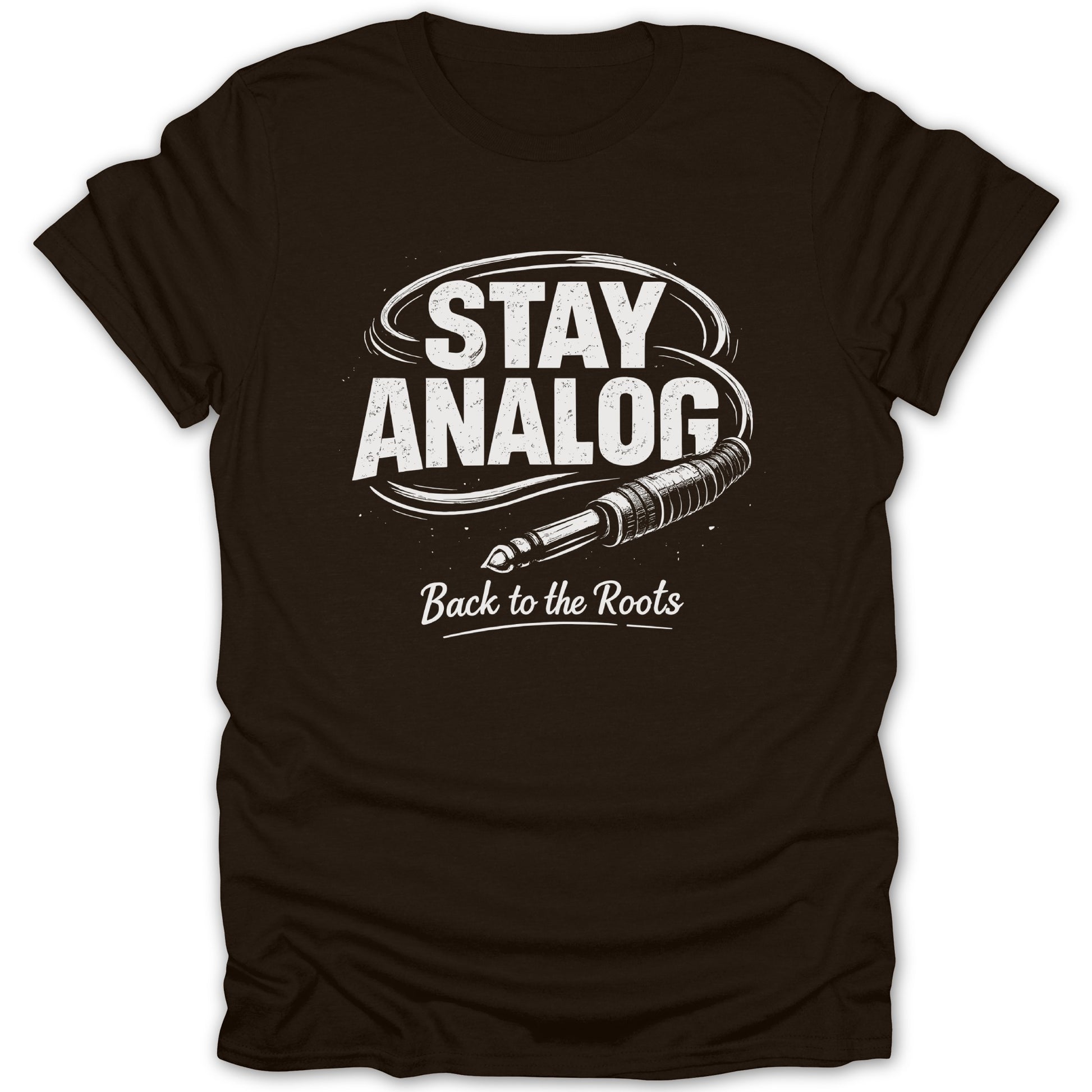 Stay Analog Back to the Roots Graphic T-Shirt