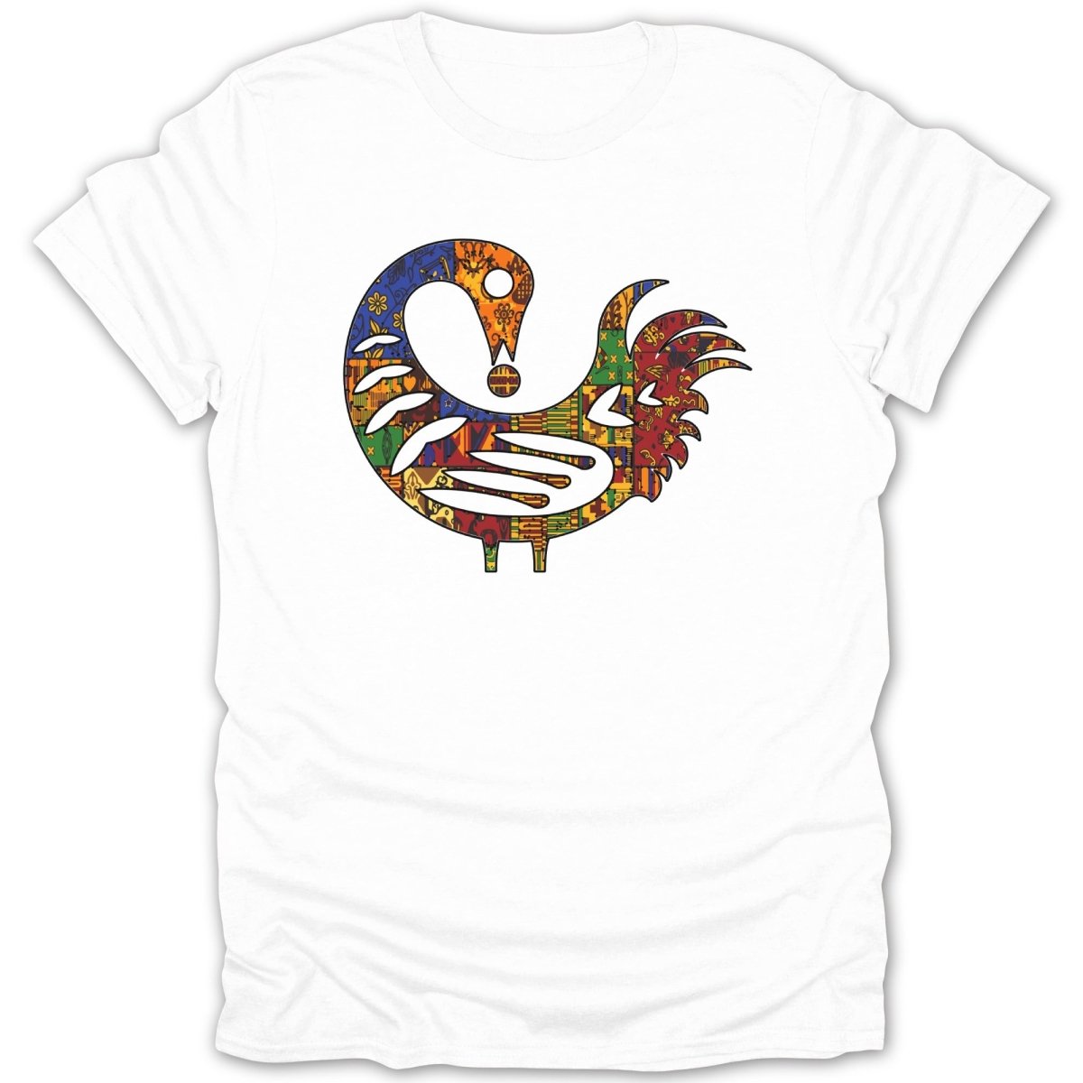 Sankofa Adinkra Tribal Pattern Tee - Zion Threadz