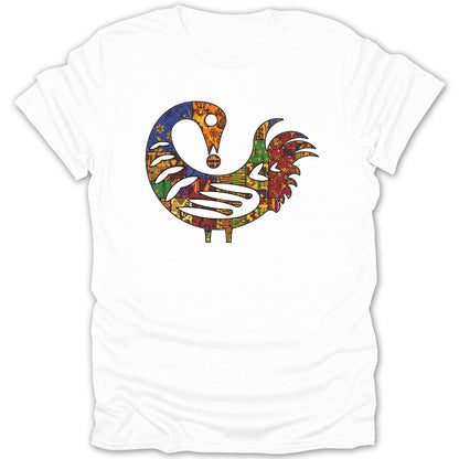 Sankofa Adinkra Tribal Pattern Tee - Zion Threadz