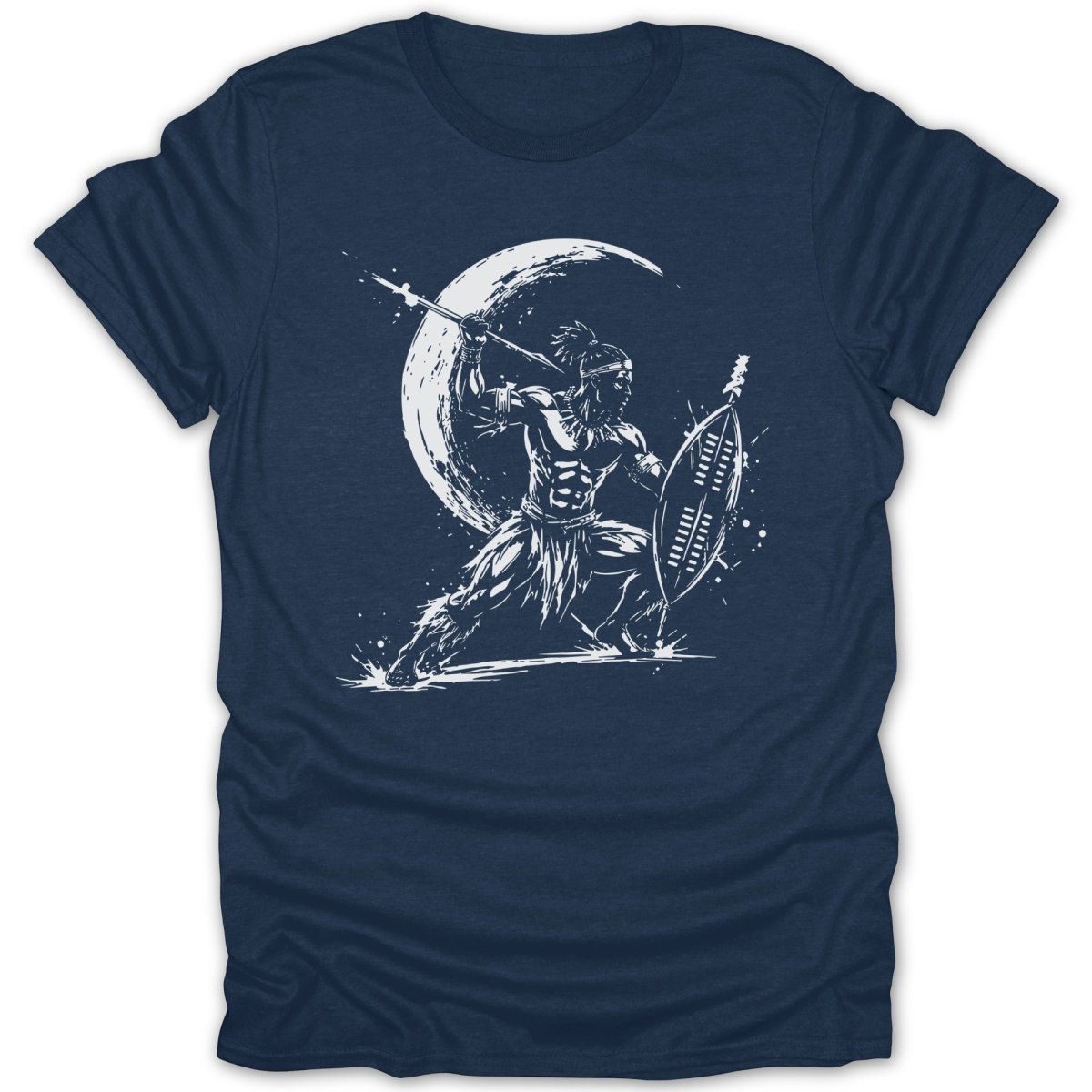 Warrior Shield Moonlit Tee - Zion Threadz