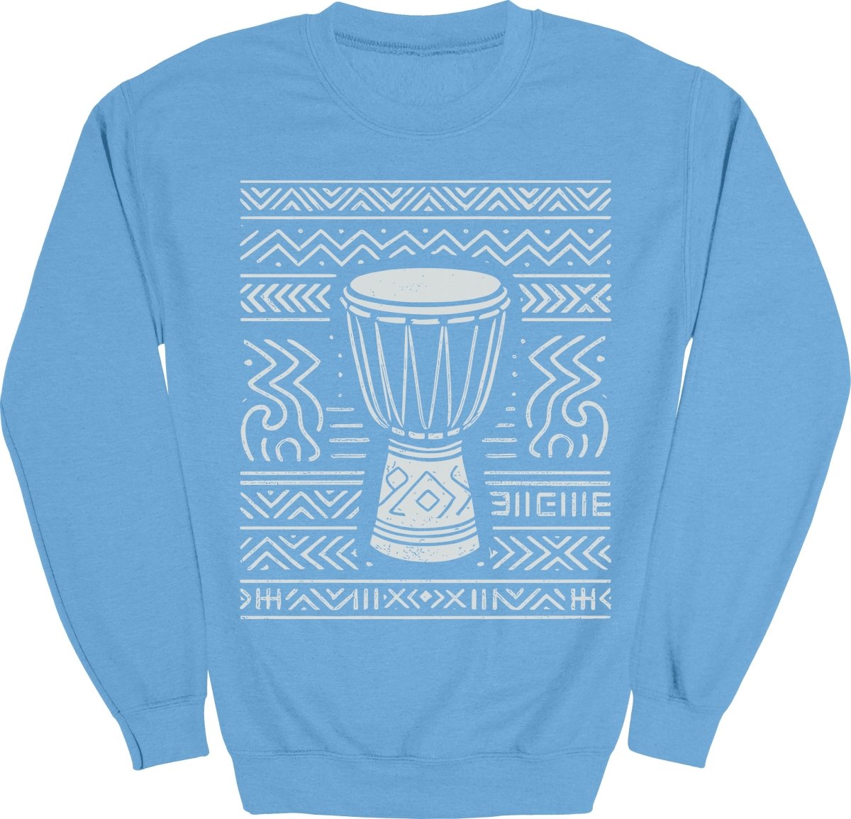 Tribal Drum Pattern Sweatshirt - Zion Threadz