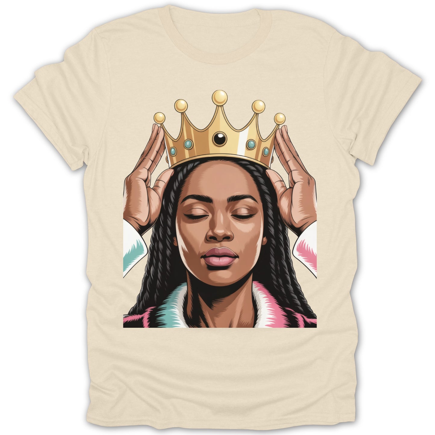 Confident Crowned Queen Graphic T-Shirt from Imaginary Collection