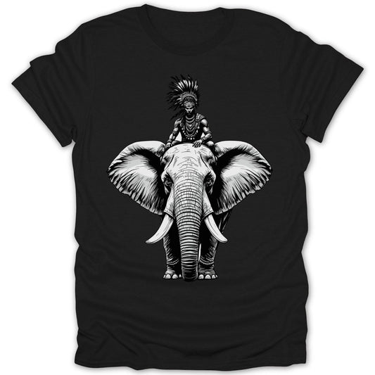 Elephant Rider Ink Tee - Zion Threadz