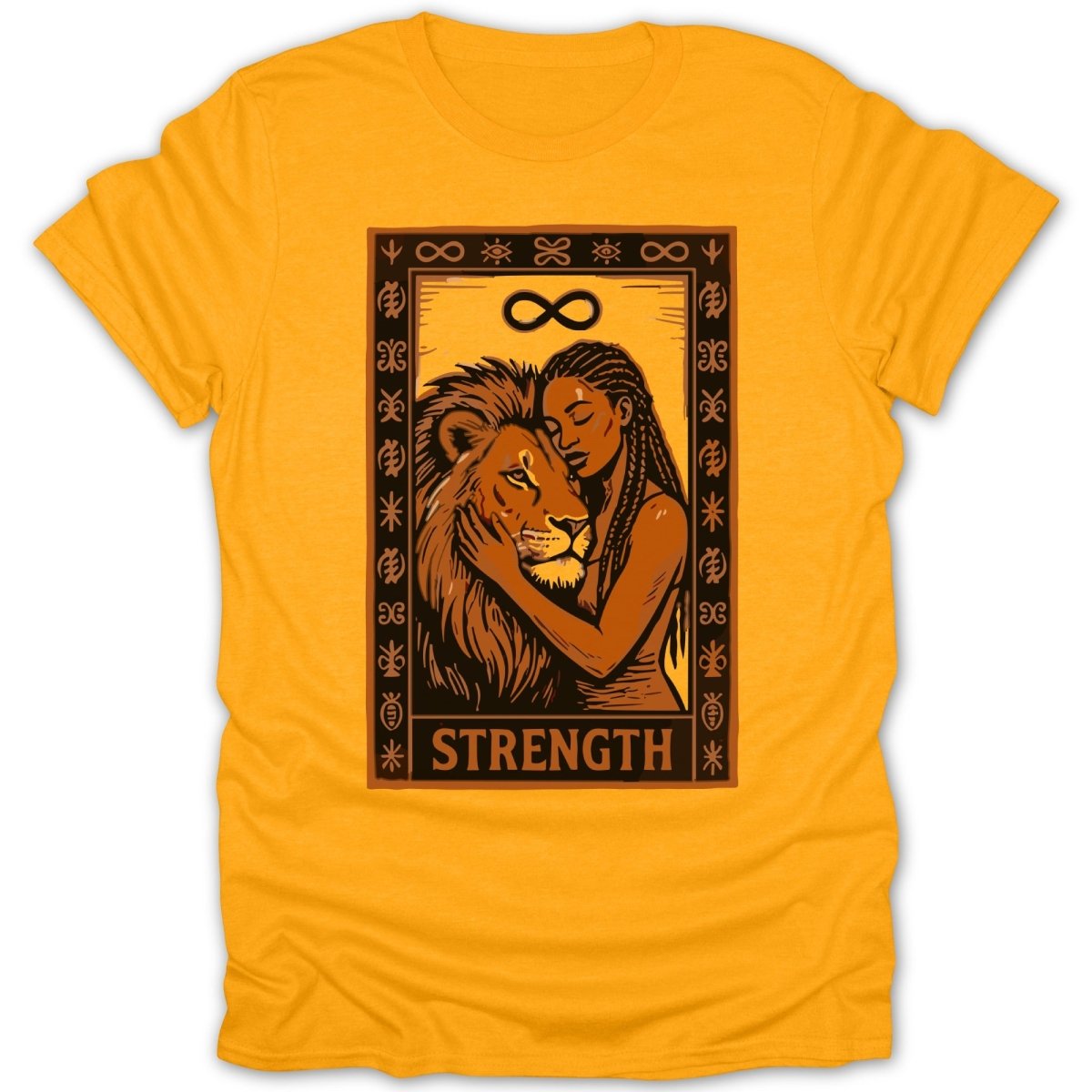 Strength Tarot Card Tee - Zion Threadz