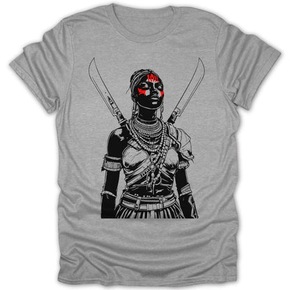 Dahomey Agojie Warrior Battle Ready Tee - Zion Threadz