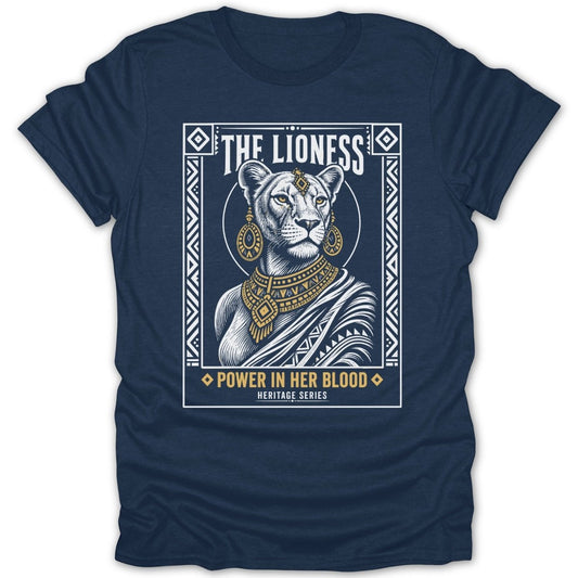 Lioness: Power In Her Blood GLD Tee - Zion Threadz