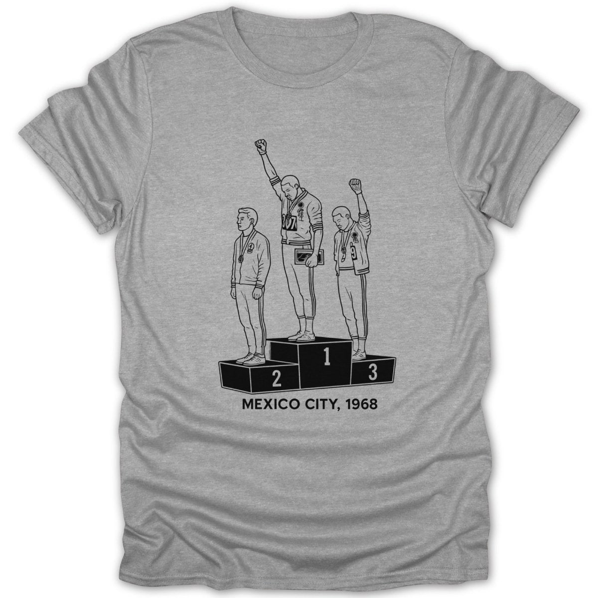 The Olympic Black Power Salute Iconic Moment Art Tee - Zion Threadz