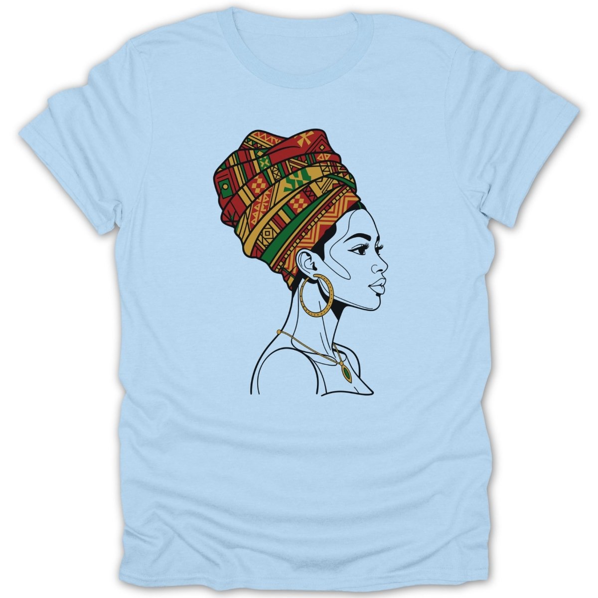 Regal Headwrap Portrait Tee - Zion Threadz