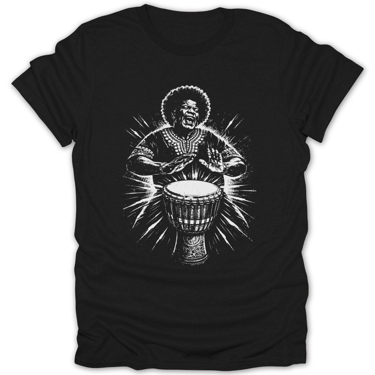 Rhythmic Resonance Drummer Tee - Zion Threadz