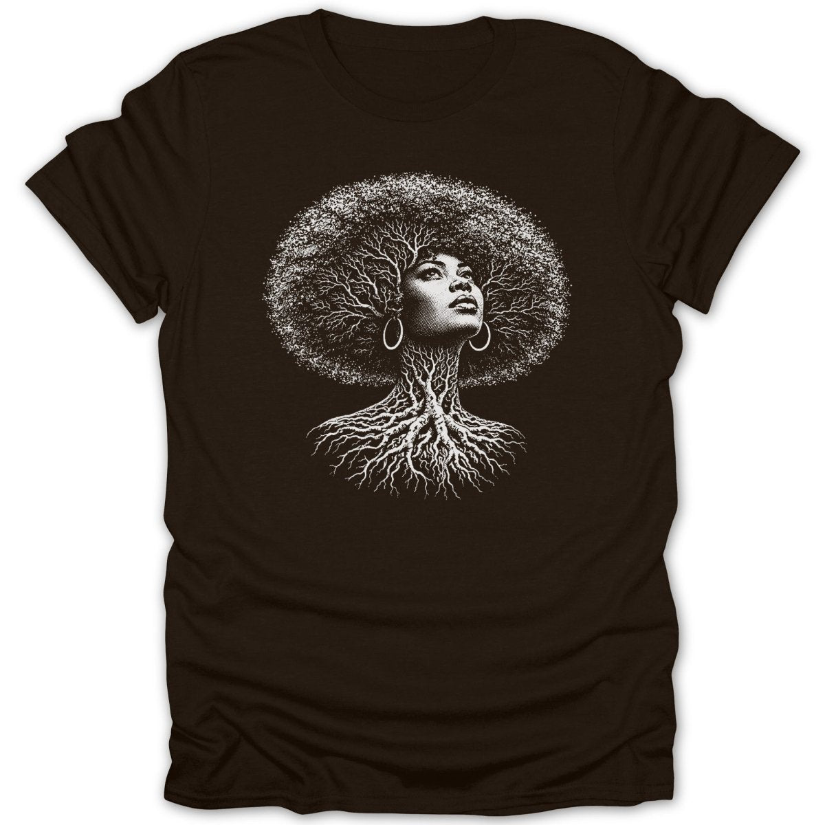 Afro Girl Roots Tee - Zion Threadz