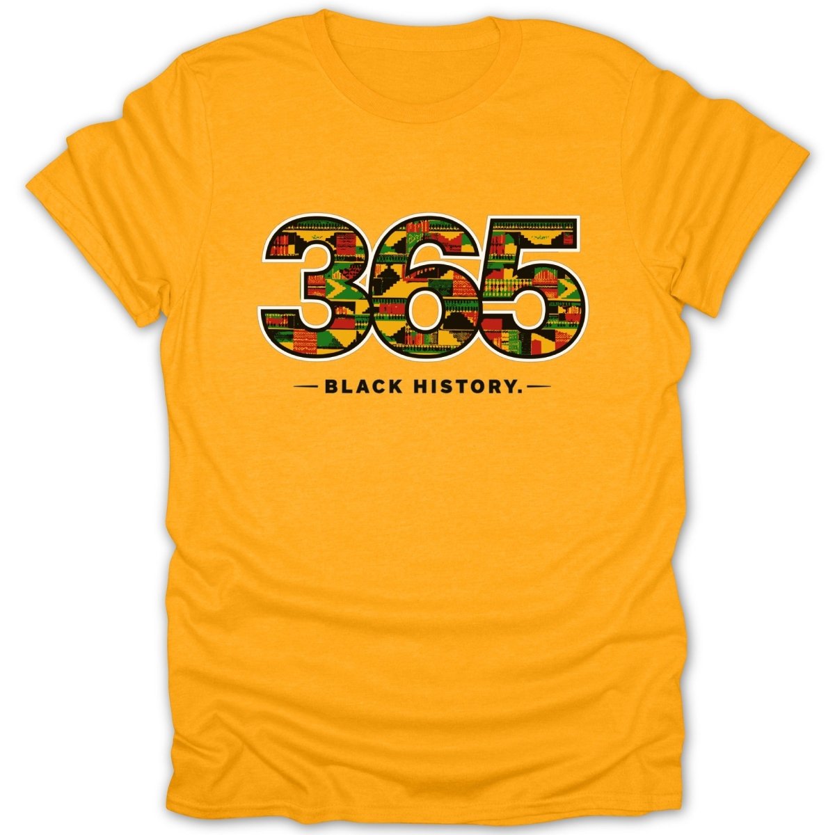 365 Black History Kente Pattern Tee - Zion Threadz