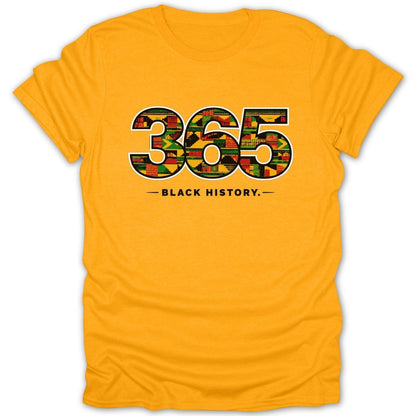 365 Black History Kente Pattern Tee - Zion Threadz