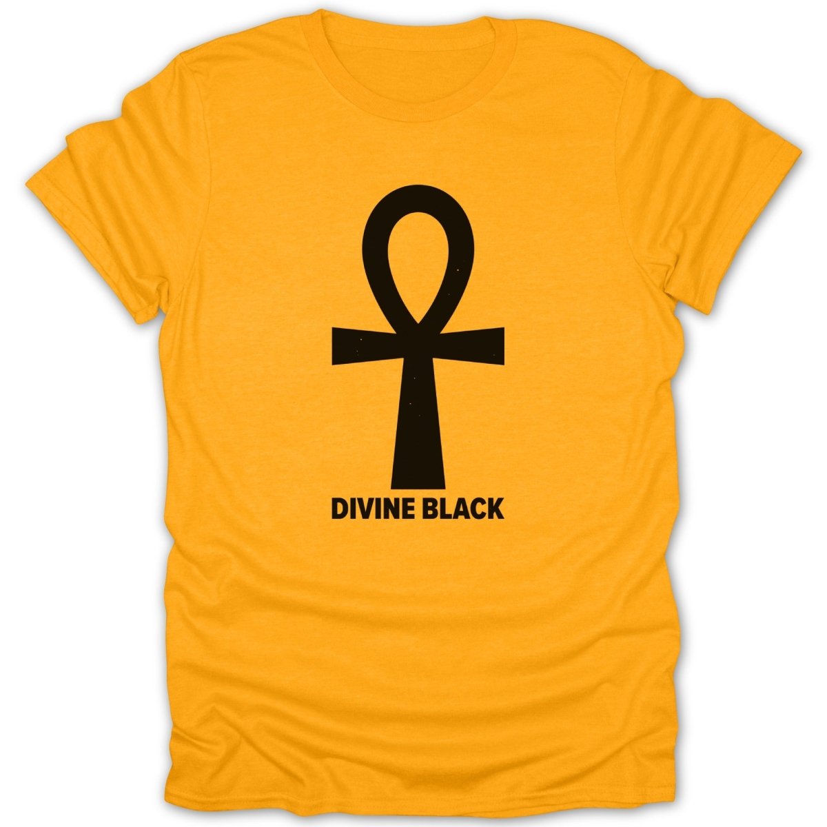 Divine Black Ankh Tee - Zion Threadz