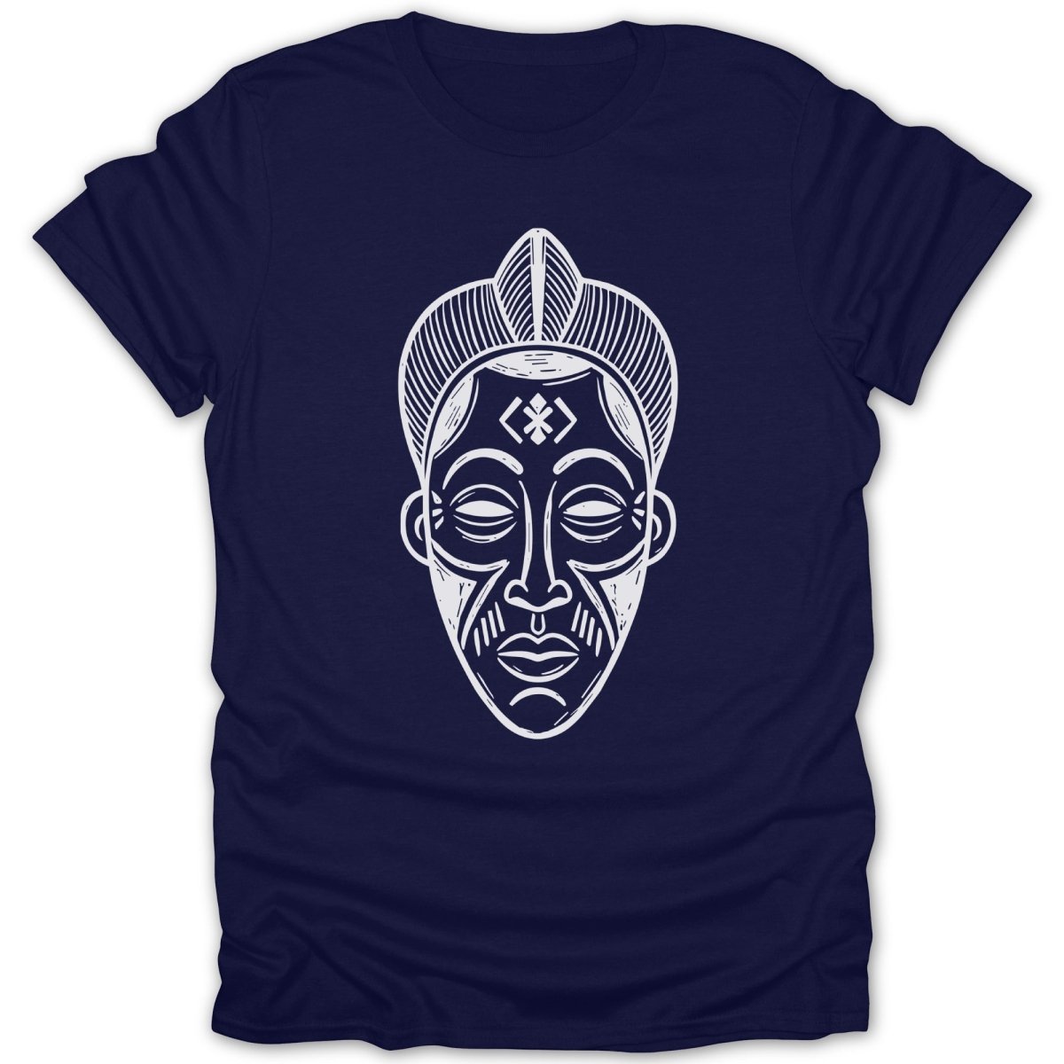 African Tribal Mask Style Tee - Zion Threadz