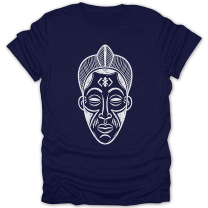 African Tribal Mask Style Tee - Zion Threadz