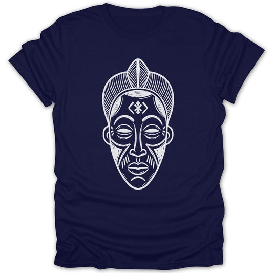 African Tribal Mask Style Tee - Zion Threadz