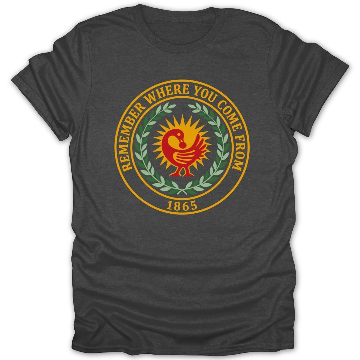 Juneteenth Sankofa Heritage Emblem Tee - Zion Threadz
