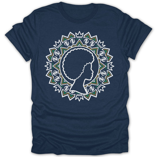 Afrocentric Mandala Graphic Design T-Shirt Product
