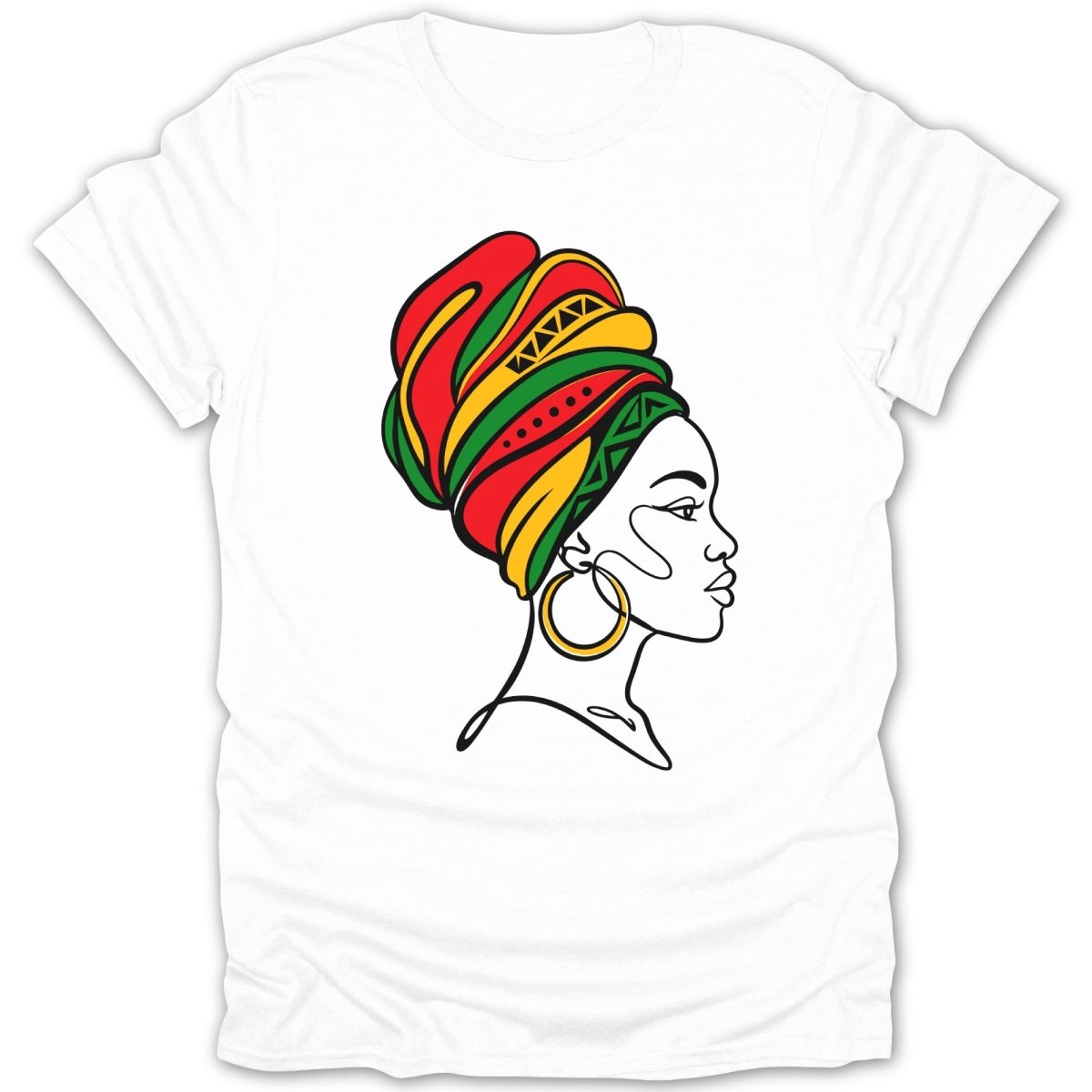 Juneteenth Essence Headwrap Tee - Zion Threadz