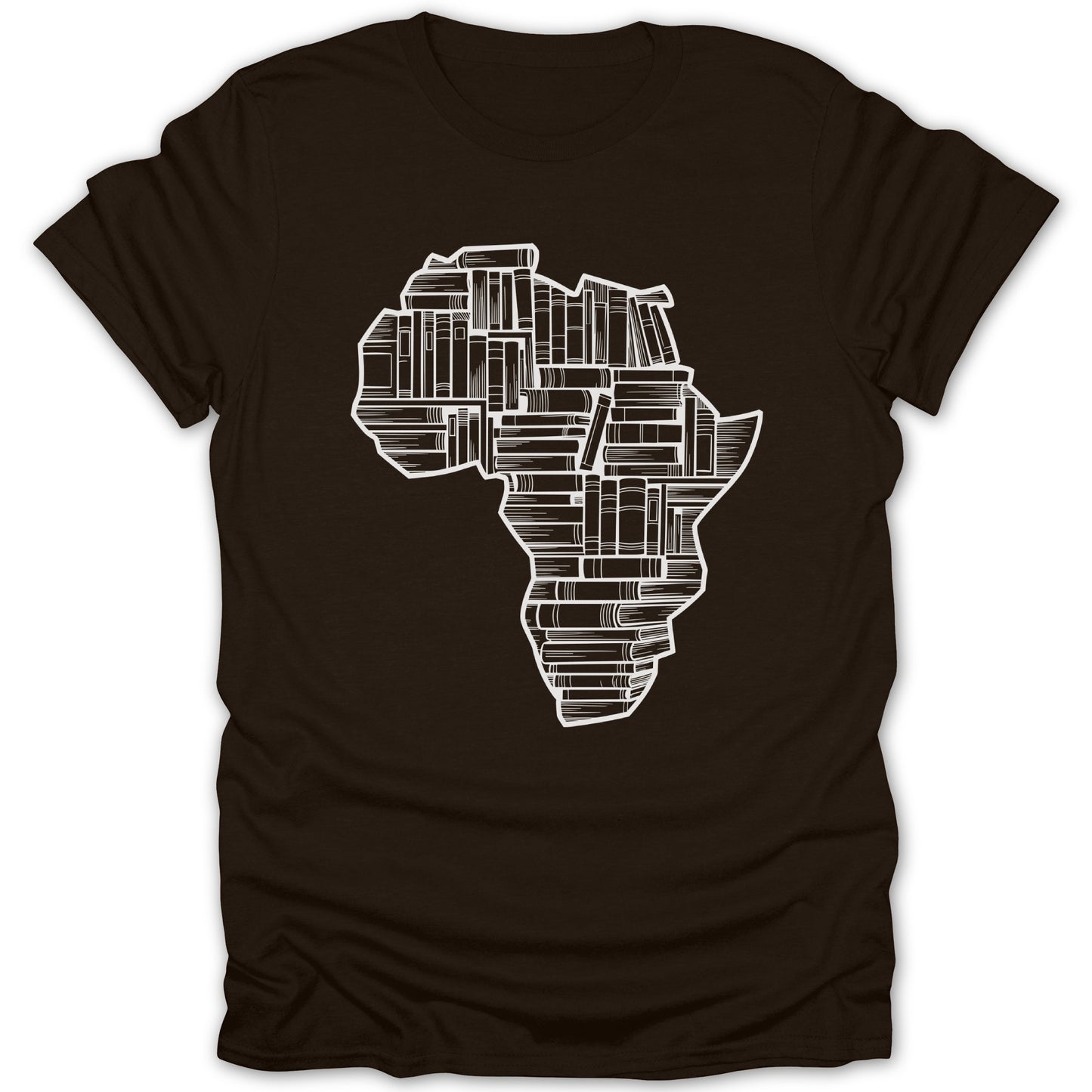 Africa Continent Books Design Graphic T-shirt product