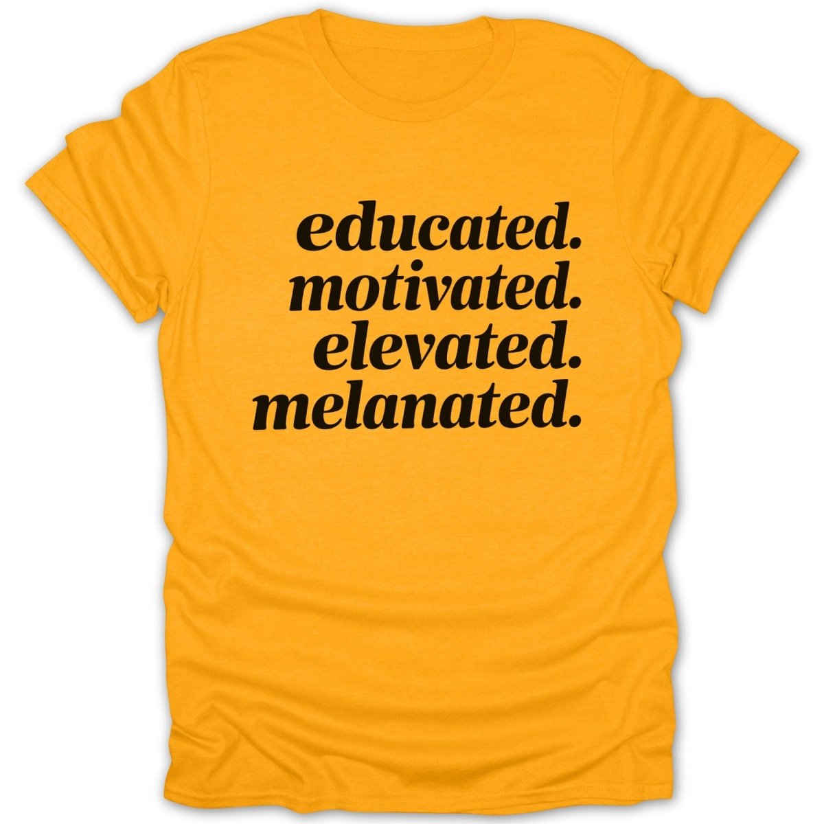Educated Motivated Elevated Melanated Tee - Zion Threadz