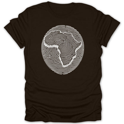 Africa Identity Fingerprint Tee - Zion Threadz