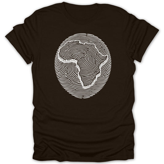 Africa Identity Fingerprint Tee - Zion Threadz