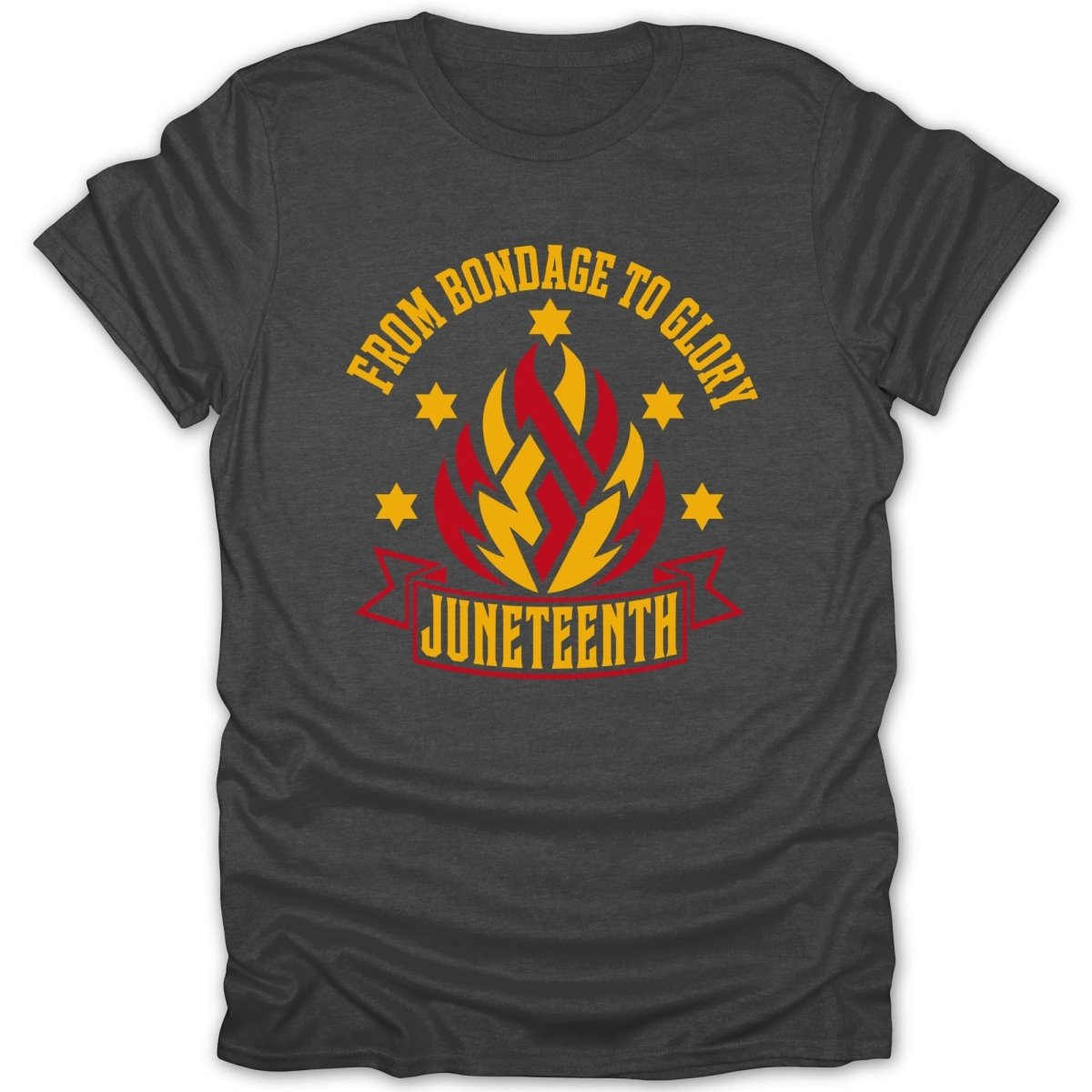 Juneteenth Glory Flame Tee - Zion Threadz