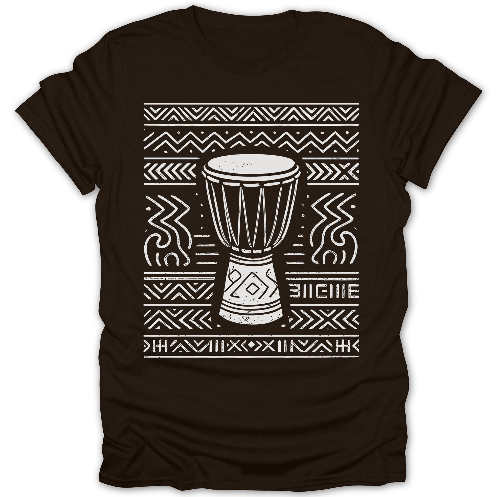Artistic Drum Print Design Graphic T-shirt product type