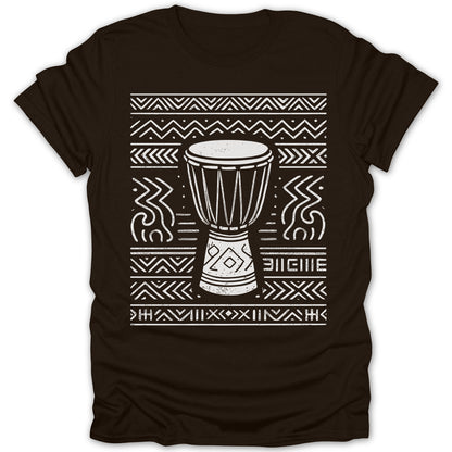 Artistic Drum Print Design Graphic T-shirt product type