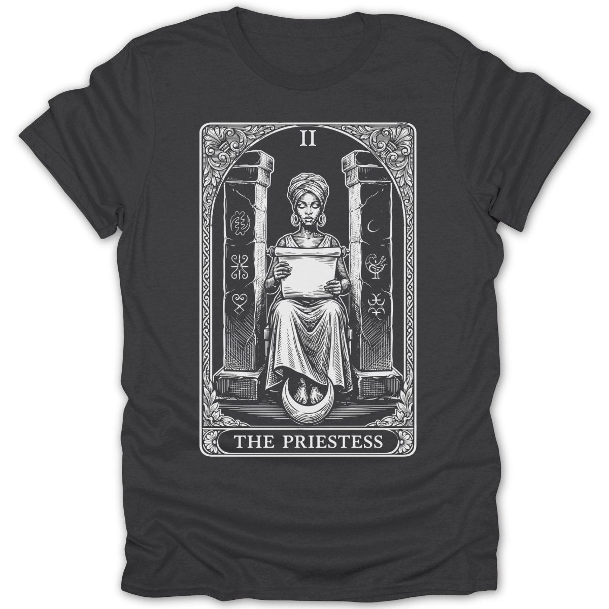 High Priestess Tarot B Tee - Zion Threadz