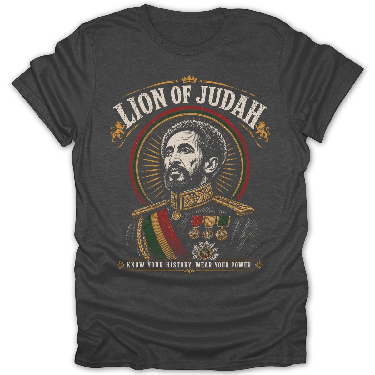 Haile Selassie Lion of Judah Tee - Zion Threadz
