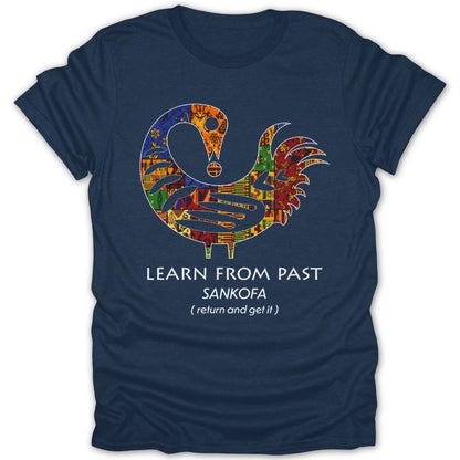 Sankofa Adinkra Learn From Past Tribal Tee - Zion Threadz