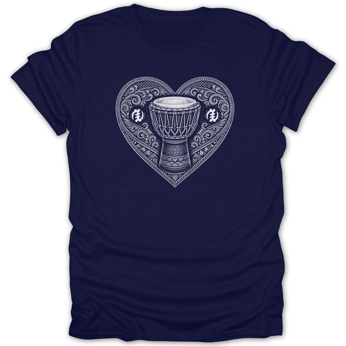 Heart Beat Drum Adinkra Tee - Zion Threadz