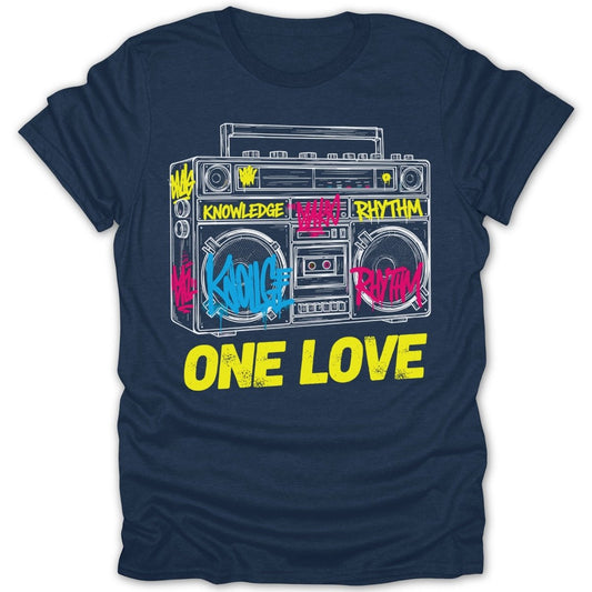 Knowledge Rhythm Boom Box Tee - Zion Threadz