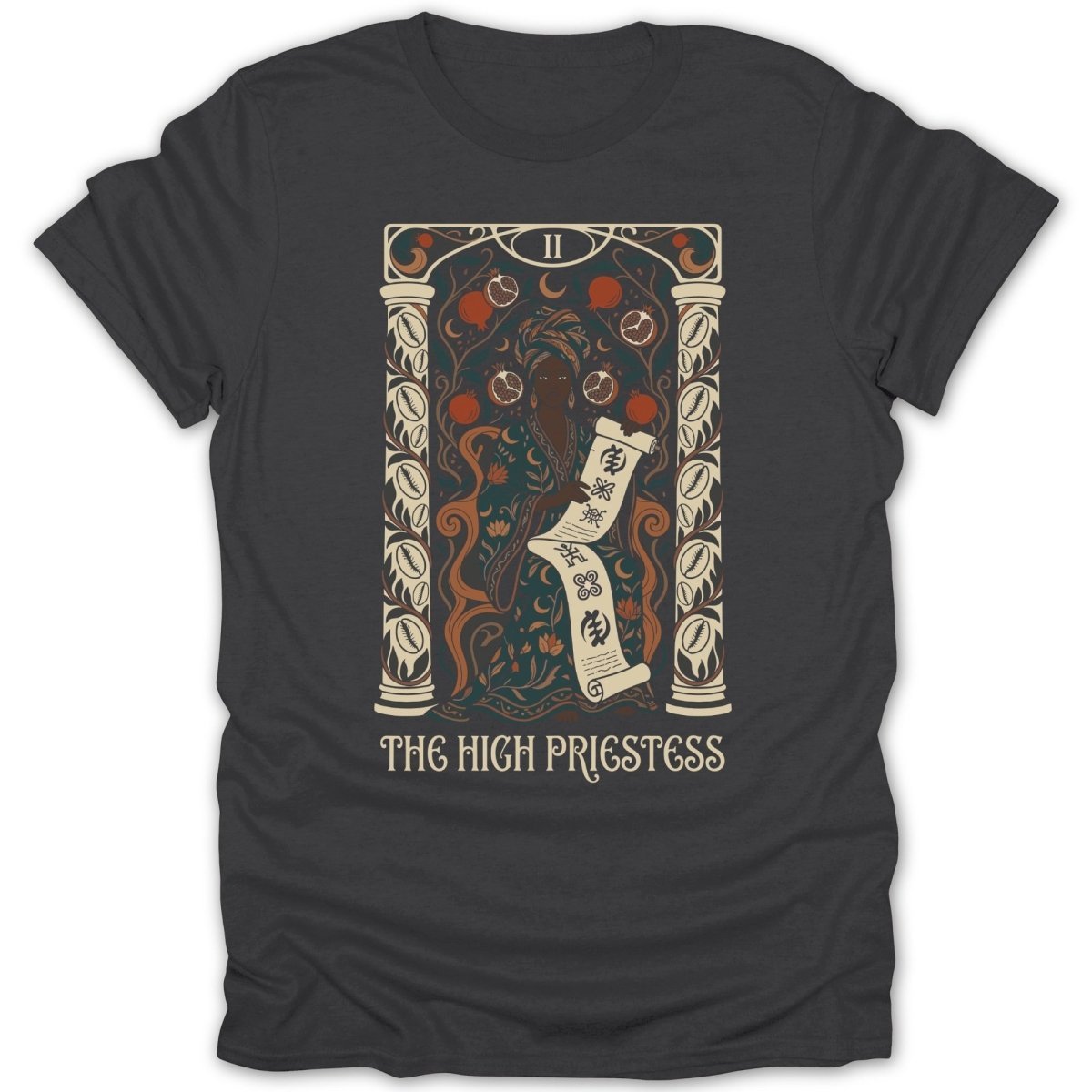 High Priestess Color Tarot Tee - Zion Threadz